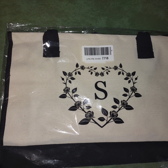 Black & White Tote Bag Set - Picture 2 of 3